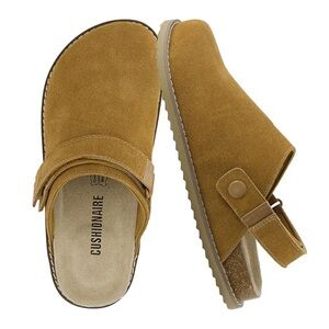 Cushionaire Kids Tan Suede Sandals